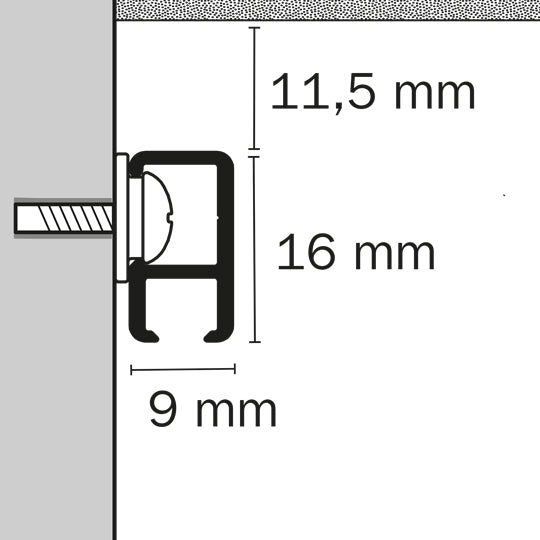 STAS Minirail - (Installationskit enthalten)