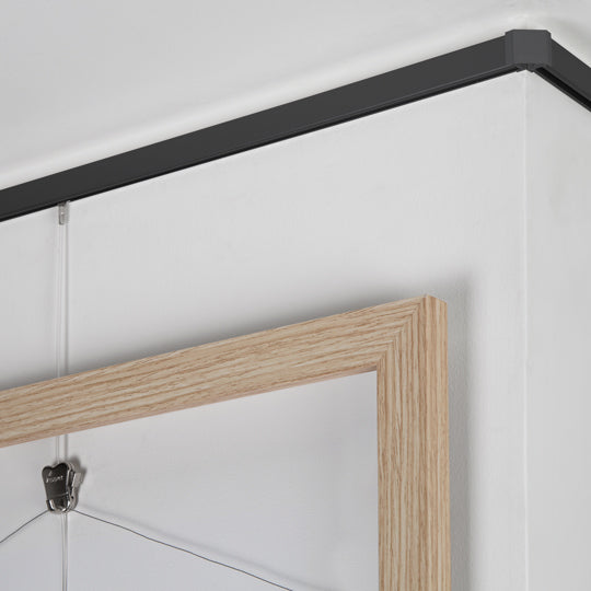 STAS Minirail - Funktionales und stilvolles Bilderschienen-System für Zuhause.