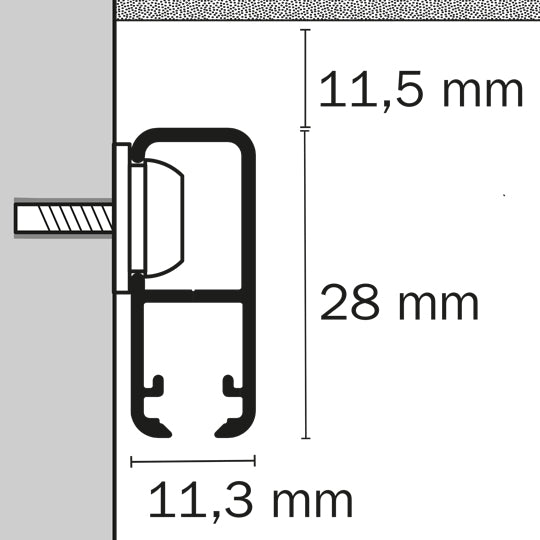 STAS Cliprail Pro: Ästhetisches Design mit hoher Tragkraft.