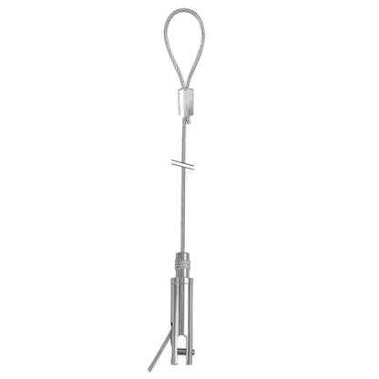STAS-Aufhängeset für Paneele bis 4 mm, starker Halt mit 1,5 mm Stahlkabel.