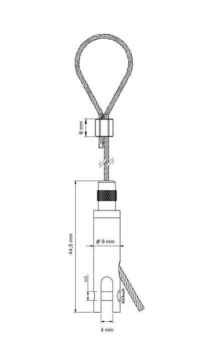 STAS-Aufhängeset für Bilder, max. Dicke 4 mm, flexible Anwendung.