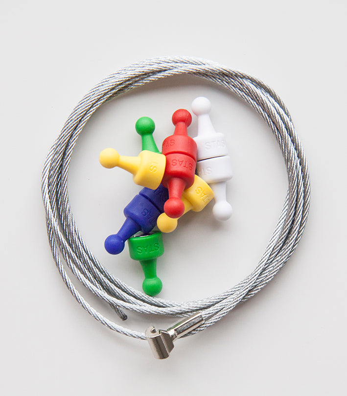 STAS Magnet Set: Bild mit Magnet aufhängen, schnelle Umsetzung.