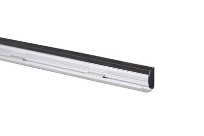STAS Poster Snap: Aluminium Poster Snap Rails in 100cm.