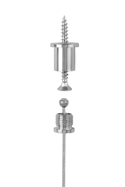 Kabel Deckenbefestigung, höhenverstellbar, 1,5 mm Stahl